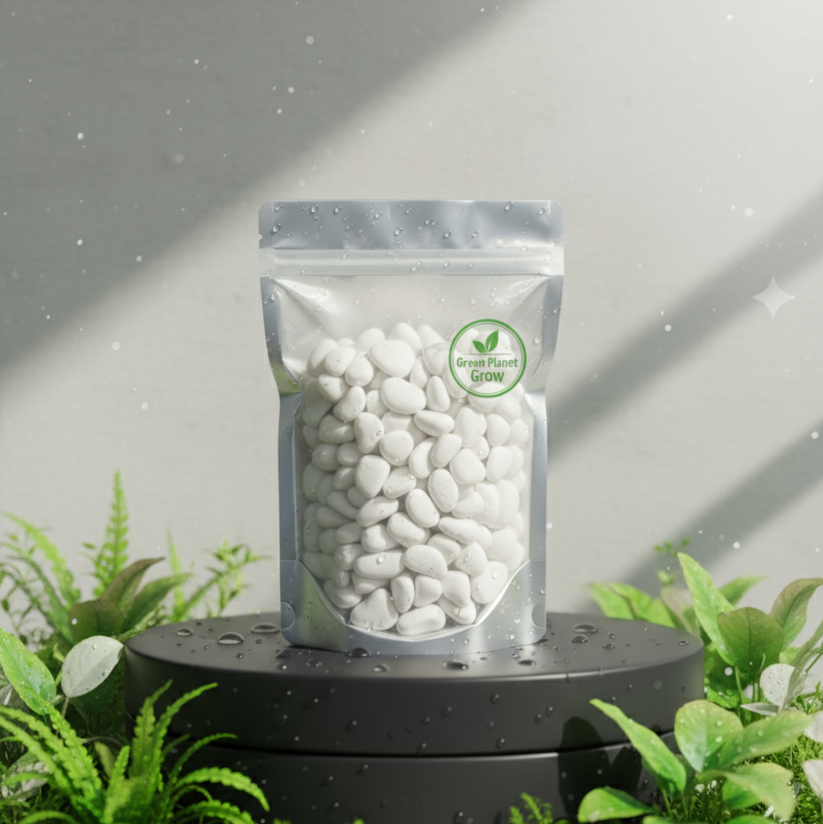 Snow White Pebbles (1kg) x 3 Bundle