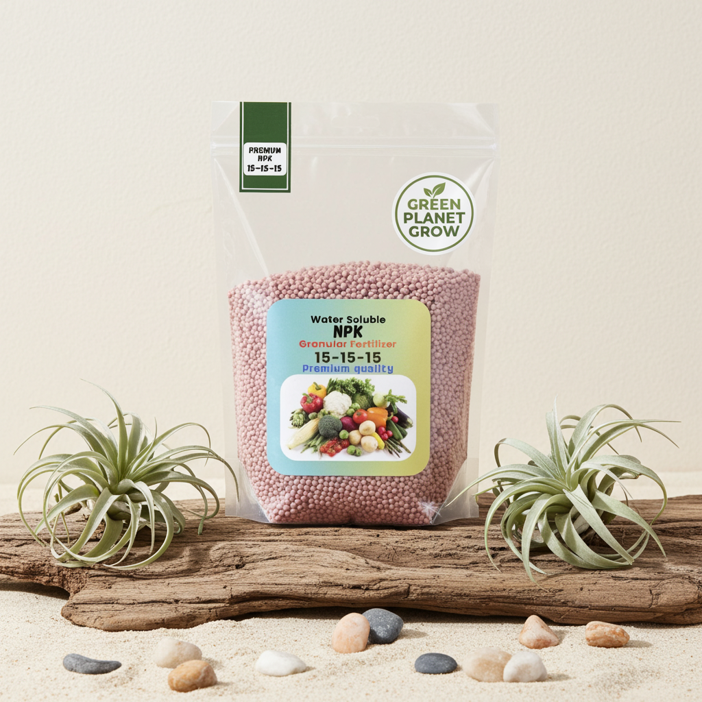 White/Red Granular NPK 15-15-15+TE Plant Fertilizer