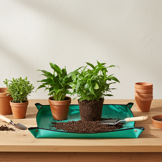 حصيرة إعادة زراعة النباتات الداخلية (50 × 50 سم) مقاومة للماء