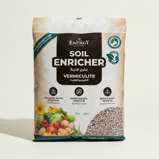 Bag of Energy Soil Enricher Vermiculite on a white background