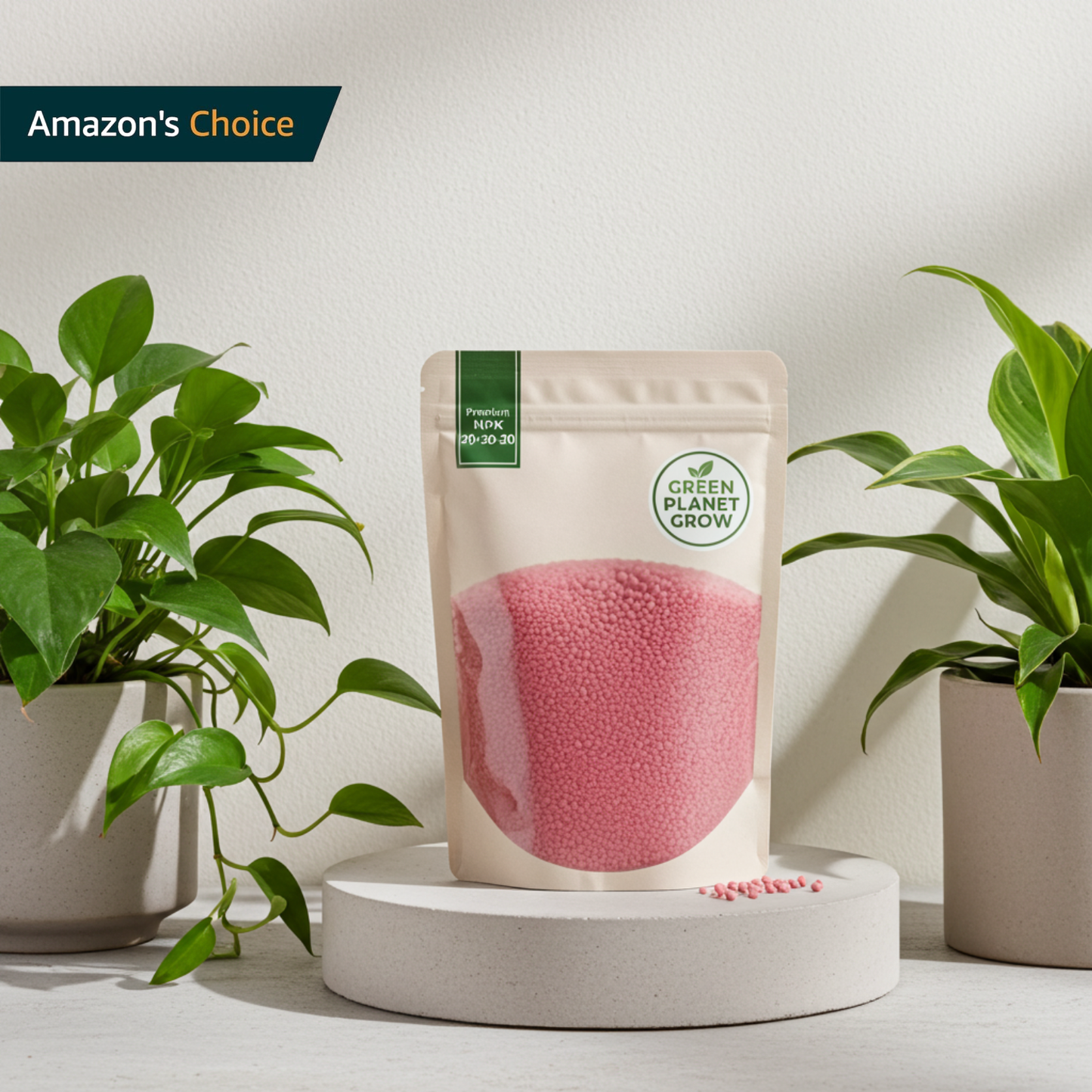 سماد ممتاز متعدد الأغراض NPK 20 20 20 للنباتات الخارجية والداخلية